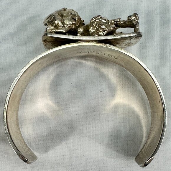 Vtg Denmark Silver J Anderson Erik Dennung Cuff Bracelet Ring Set AD Design - Picture 10 of 14